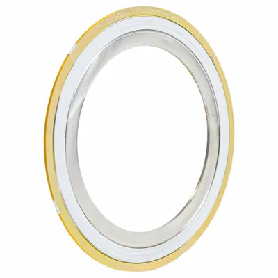 Spiral Wound Flange Gasket: PTFE Filler, 304 Stainless Steel Winding, For 3 in Pipe - Buckle & Chemical-Resistant PTFE Spiral-Wound Gaskets