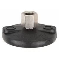 S & W Female-End Leveling Mount: Swivel Boltless, Nylon, 3/8"-16 Thread Size, 2 in Base (MPN BSNYLA2-T)