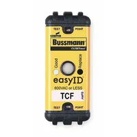 BUSSMANN Fuse: Class CF, TCF Series, Time-Delay, 6 A, 600 V AC, 300 V DC, Indicating (MPN TCF6)