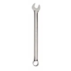 SAE spline combination wrench with 5/16 in head size and 5 1/2 in overall length. Chrome finish, offset design. Used for tightening or loosening 5/16 in SAE spline fasteners in industrial maintenance, automotive repair, and mechanical assembly.
