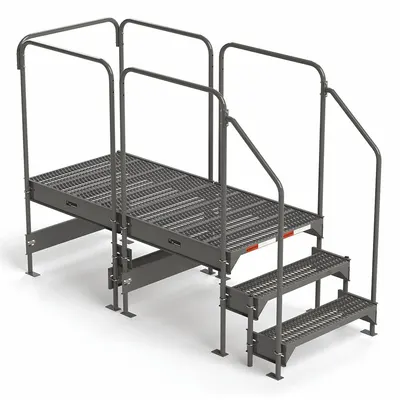 Platform Kerja EGA: 2.3 ft Tinggi Platform Maks, 34.6 in x 77 in, Baja - Configurable Single-Access Platforms