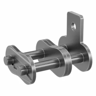 TSUBAKI Tautan Lampiran: Untuk Rantai Rol Standar, SA-1, 60, Untai Ganda, Pitch 3/4 in - Attachment Links for ANSI Standard Chains