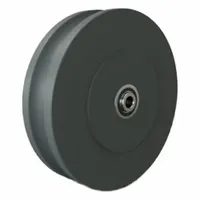 HAMILTON Track Wheel: 8 in Wheel Dia., 2 in Wheel Wd, 2,000 lb Load Capacity, 1/2 in For Axle Size (MPN W-820-100-NYUB-1/2)