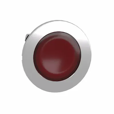 SCHNEIDER Kepala Lampu Pilot: Diameter Lubang Pemasangan Panel 30 mm, Merah, Halus, LED - Pilot-Light Heads