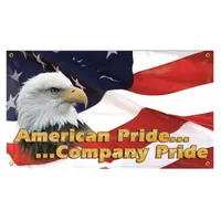 Safety Banner: Poly Sheeting, 28 in x 48 in Nominal Sign Size, Indoor/Outdoor, 1 Printed Sides (MPN MBR418)