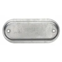 Covers for Conduit Access Fitting: Steel, Galvanized, 1/2 in Trade Size (MPN 170)