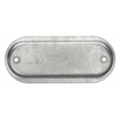 HUBBELL KILLARK Penutup untuk Perlengkapan Akses Saluran: Baja, Galvanis - Covers for Conduit Access Fittings