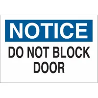 Sign: Polyester, Adhesive Sign Mounting, 3 1/2 in x 5 in Nominal Sign Size, Not Retroreflective (MPN 87776)