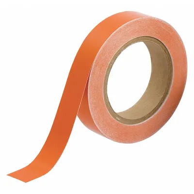 Pita Penanda Pipa BRADY: Oranye, 1 in Lb, 90 ft Rol Pj, Vinil, 1 in Lb Rol - Pipe Marker Solid Color Banding Tape