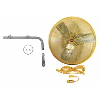 DAYTON Mounted Fan: 24 in Blade Dia, 115V AC, 1/3 hp Motor HP, Post Mount, Non-Oscillating (MPN 7DJ28)