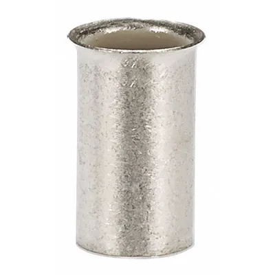 PANDUIT Ferrule Kawat: 6 AWG Max Wire Size, Holds 1 Wire, Bare - Non-Insulated Ferrules