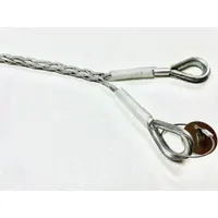 Whip Stop: Hose to Hose, 1 in Max Hose Size, 35 in Lg, Galvanized Steel, 8 in Eye Inside Lg (MPN 30-40W/S)