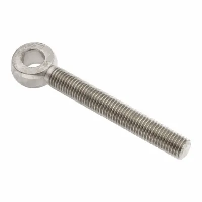 AMPG Ujung Batang Tetap: Baja Tahan Karat, Polos, Panjang Pusat Lubang ke Ujung 6 in, Kanan - Stainless Steel Male Threaded Fixed Rod Ends