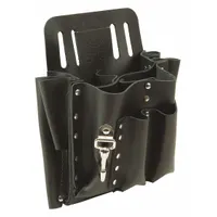 KLEIN TOOLS Tool Pouch: For 2 in Belt Wd - Max, 10 Pockets, Black (MPN 5165)