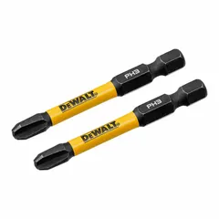 Impact-rated hex bit for use with impact drivers. Features a #3 Phillips (PH3) drive, standard tip, and S2 steel construction. Imperial-sized bit designed for heavy-duty fastening tasks.