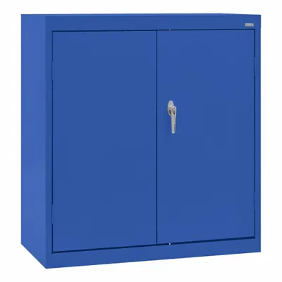 Lemari Rak SANDUSKY: 36 in x 24 in x 36 in, Gagang Ayun & Kunci Tiga Titik - Commercial Shelf Cabinets