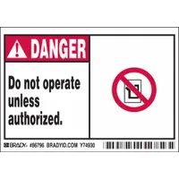 Label: Polyester, Adhesive Sign Mounting, 3 1/2 in x 5 in Nominal Sign Size, 0.01 in Thick, 5 PK (MPN 86796)