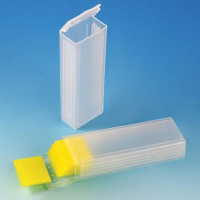 GLOBE SCIENTIFIC Pengirim Slide Lab: Wadah Menampung Slide, 5 Slide, Polypropylene - Lab Slide Mailers