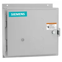 SIEMENS NEMA Magnetic Motor Starter: Non-Reversing, 3 Poles, NEMA Size 2, 45 A, 240V AC Coil (MPN 14FUF320G)
