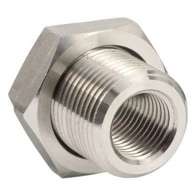 LEGRIS Pipa Logam Lurus: Lurus, 1/4 in x 1/4 in - High Pressure Precision Pipe Fittings