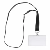 Badge Holder: Pouch, Vertical, 3 5/8 in Badge Pouch Wd, 2 1/8 in Badge Pouch Ht, Plastic, 10 PK (MPN 821719)