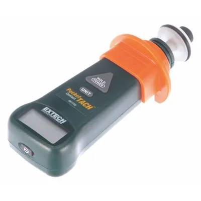 EXTECH Tachometer: +/-0.1% RPM Akurasi, 0.001 RPM, 20,000 RPM Maks RPM Kontak - Contact Tachometers
