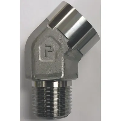 PARKER Adaptor Selang Hidrolik: 3/4 in x 3/4 in Ukuran Fitting, Female x Male, NPTF x NPTF - NPTF-to-NPTF Steel Hydraulic Hose Adapters