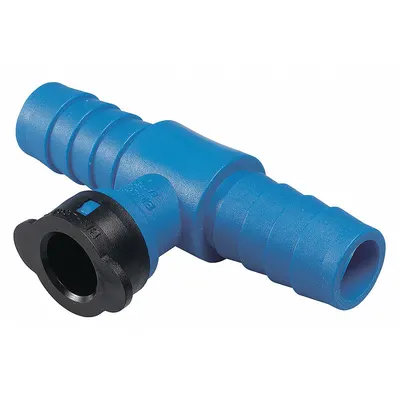 HYDRORAIN Tee: 1" Insert x 1/2" BLR, Plastik ABS, Tekanan Kerja Maks 150 psi, Lebar 4 in - Irrigation Tee Fittings