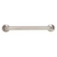 TRIMCO Wall Grab Bar: 12 in Lg, 1 1/4 in Dia, Copper Alloy, Satin (MPN 1198-1-12.710CU)