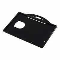 Badge Holder: Pouch, Horizontal, 4 in Badge Pouch Wd, 3 in Badge Pouch Ht, 3 in Overall Ht, 100 PK (MPN BAU 68310)
