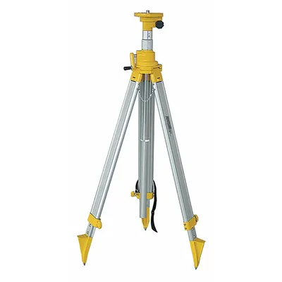 Tripod Penyangga yang Dapat Disesuaikan JOHNSON LEVEL: Lipat, 4 ft – 10 ft, Level Laser, Kepala Datar - Laser Level Tripods