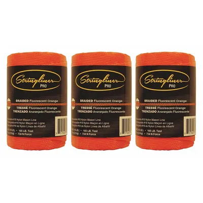 STRINGLINER Tali Tukang: Jenis Tali Kepang, Bahan Nilon - Masonry Leveling Line