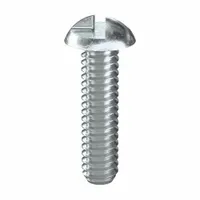 Tamper Resistant Screw: 1/4"-20 Thread Size, 1 in Lg, Steel, Zinc-Plated, Round, One-Way, 100 PK (MPN 141300)