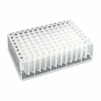 MTC BIO Deep-Well Well Plate: Sterile, 96 Wells, 1 mL, 7 mm Dia, RNase/DNase Free, Round (MPN D3096-15S)