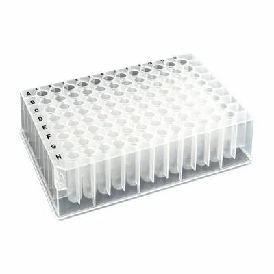 MTC BIO Pelat Sumur Dalam: Steril, 96 Sumur, 1 mL, Diameter 7 mm, Bebas RNase/DNase - Deep Well Plates