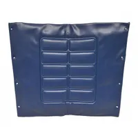 Vinyl replacement back upholstery for wheelchair seats. Includes screws for mounting. Suitable for maintenance or repair of manual wheelchairs in healthcare, home care, and institutional settings