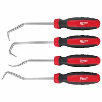MILWAUKEE Hose Pick Set: Chrome Vanadium Steel, Angle/Multi-Angle, 45° Angle/Multi-Angle/Offset Tip (MPN 48-22-9217)