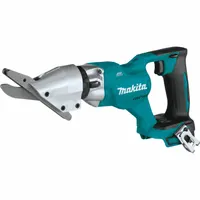 This cordless shear is designed for cutting fiber cement siding and panels. It features a brushless motor and single-cut cutting action for efficient operation. As a tool-only unit, it is compatible with MAKITA LXT batteries (sold separately)