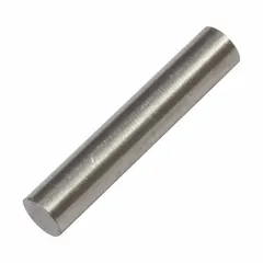 Cylindrical alnico magnet with 3/16 in outside diameter and 0.188 in thickness, providing a maximum pull force of 0.75 lbf. Suitable for light-duty holding, sensing, and positioning applications in industrial fixtures and instrumentation.
