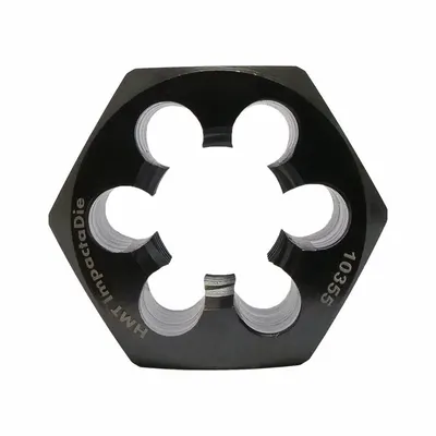 HOLEMAKER TECHNOLOGY ImpactaDie XL Mur Die Heksagonal: 1"-8 - VersaDrive ImpactaDie Hex Die Nuts