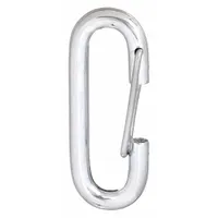 LUCKY LINE PRODUCTS Breeching Snap: 1 Snaps, Wire Gate, Steel, 5/16 in Opening Size