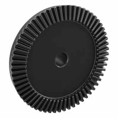 KHK GEARS Roda Gigi Payung: Lurus, Rasio Gigi 4, Modul m 2, 60 Gigi, Baja Berlapis Oksida Hitam - Straight Teeth Metric Bevel Gears & Pinions