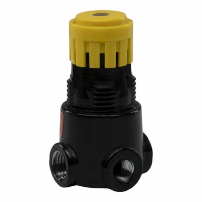 Parker Regulator: Seng, 1/4 in NPT, 15 scfm, 1 psig hingga 15 psig, 300 psig Tekanan Operasi Maks - Parker FRL Air Regulators