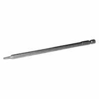 This EAZYPOWER bit is a Security Torx® head power bit in TR10 industry size, designed for imperial applications. It features an impact-rated S2 steel construction with a hex shank, suitable for driving tamper-resistant Torx fasteners in industrial assembly, maintenance, and repair tasks