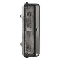 J.W. SPEAKER Vehicle Work Light: Rectangular, Flood, LED, Bracket, DT04-2P Connector, ATVs, Black (MPN 1603451)
