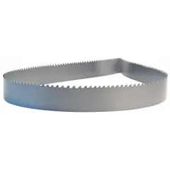 This LENOX Diemaster 2 band saw blade is a bi-metal blade with a variable cutting edge, designed for general purpose metal cutting. It has a blade width of 1/2 in and a length of 10 ft 10 in, with a variable tooth pitch of 10/14 to reduce vibration. Suitable for cutting a variety of ferrous and non-ferrous materials in fabrication and maintenance applications.