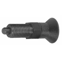 KIPP Indexing Plunger: Nonlocking, Steel, 5/8"-11 Thread, 15 N to 35 N Nose Force (MPN K0338.1308A6)