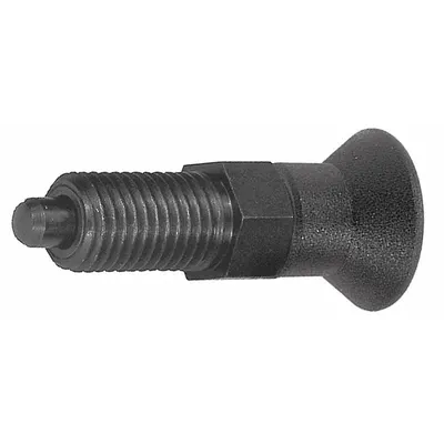 KIPP Plunger Indeks: Nonlocking, Baja, Ulir 5/8"-11 - Nonlocking Pull-Knob Indexing Plungers