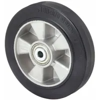 APPROVED VENDOR Caster Wheel: 7 7/8 in Wheel Dia., 2 in Wheel Wd, Rubber, 1,100 lb Load Rating, Std (MPN ALEV 200/20K-BB0.5)