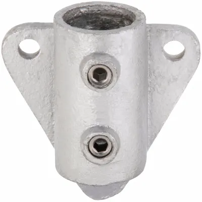 Fitting Pipa Struktural: Flensa Dinding, Flensa Pemasangan Dinding, 1 in Untuk Ukuran Pipa - Cast Iron Mounts